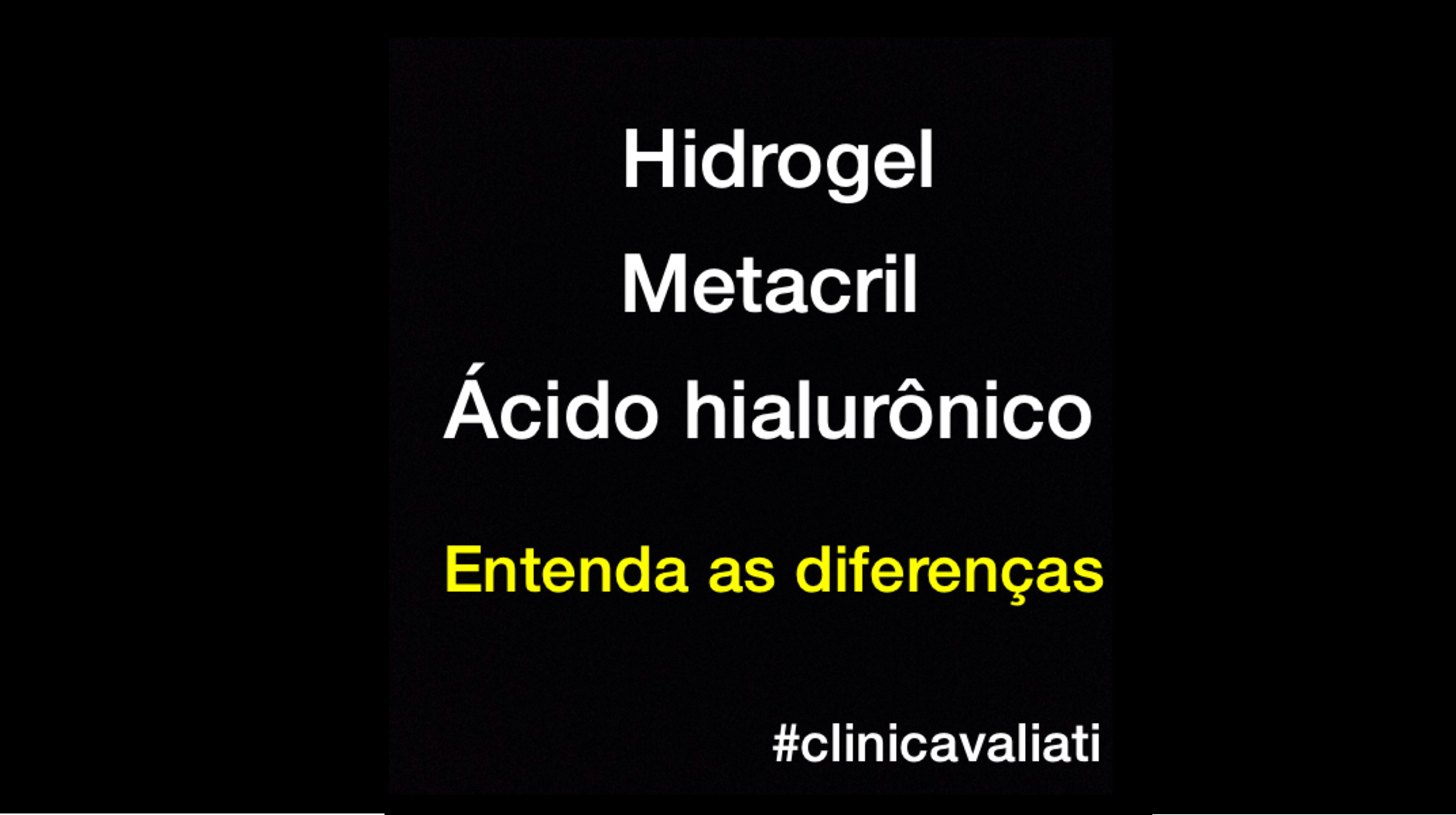 Hidrogel, Ácido Hialurônico, Metacril – Quais as Diferenças?